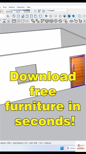 SketchUp Tips #41 | Download Free Furniture