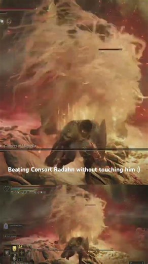 Beating consort Radahn without doing any damage :)