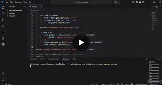 #automation #python #selenium #rpa #devops #learninginpublic #techjourney #productivity | Noor Ul Ain