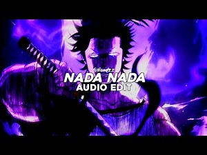 NADA NADA - Jmilton (Slowed) || Edit Audio