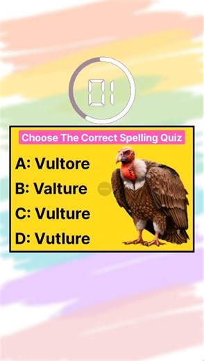 choose the correct spelling quiz 18 #quiz #vocabs #englishlearning