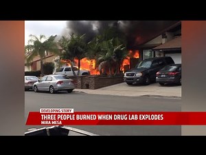 DEA Investigates Drug Lab Explosion In Suburban Neighborhood