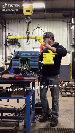 Removing the Rotor from an Electric Motor