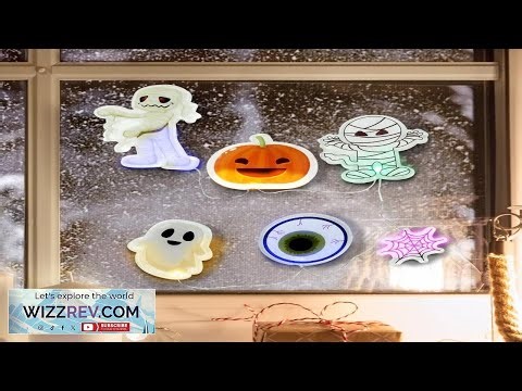 2 x Halloween String 6 Lights Party Decorations LED Light Up Window