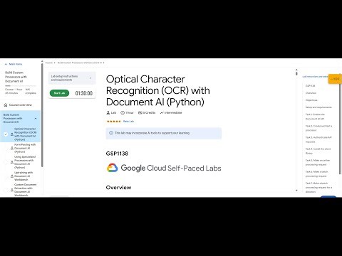 Optical Character Recognition (OCR) with Document AI (Python)