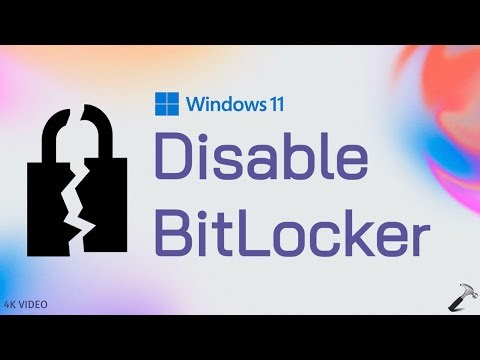 How to disable BitLocker on Windows 11