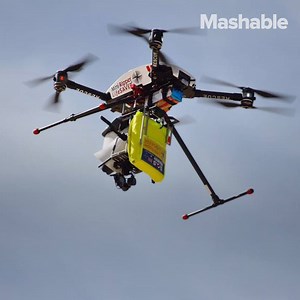 A new lifesaving drone just rescued two swimmers in 70 seconds. | Mashable