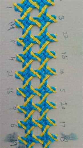 87K views · 1K reactions | Double Sindhi embroidery borderline design || hand embroidery tutorial for beginners 瑱❤️ | Sumaira's Embroidery Design | Facebook