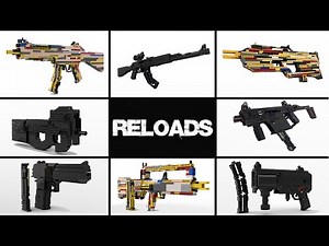 All of my Lego Gun Reloads | LegoBrickGun