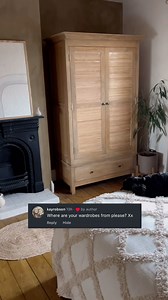 Where is your wardrobe from? has been a really popular question recently so I thought I would pause on the Christmas content to answer your questions 😊 I upcycled an old pine wardrobe using Bamboo bath mats! It’s still to this day one of my favourite upcycled projects and I plan to do the same with our main wardrobe’s! A bit tip of mine is orange pine wood furniture is the best and easiest to upcycle 😉 Would you hide your TV in a wardrobe? 🙈 or am I crazy? All products are linked in my bio an