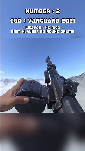 Top 3 Assault Rifle Extended mag Part 3 : Vanguard [2021] #warzone #callofduty #gaming #vanguard
