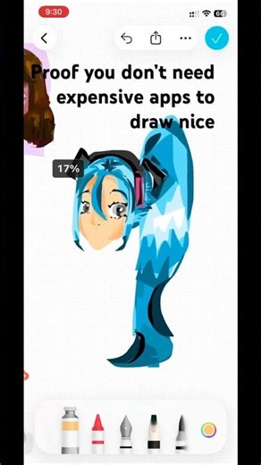 Proof you don’t need expensive apps to draw nice #art #free #freeform #drawing