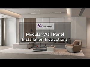 COOWIN® Modular Wall Panel Installation Instructions