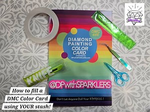 Let's learn how to make a DMC Color Card for YOUR stash!