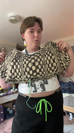 yay fortuna’s wheel yoke!!!! #knitting #knittok #fyp #fiberart | Knitting