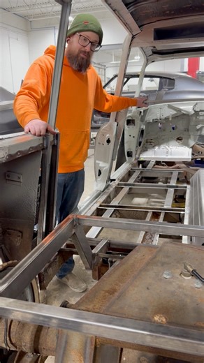 John Duff giving us an update on the Cadillac hearse project. The fab team has been making some awesome progress! 🙌🤘 #motorcitymetalcraft #metalfabrication #metalwork #handbuilt #custom #sheetmetalfabrication #metalfab #cadillac #cadillachearse | Motor City Metalcraft