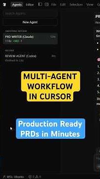 Multi-Agent PRD Workflow in Cursor 2.0