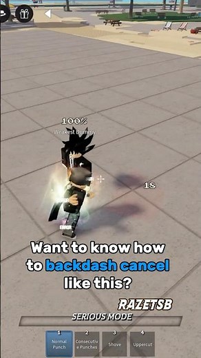 Backdash Cancel Tutorial #tsb #roblox #shorts