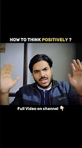 How to Think Positively Part 2 #psychology #motivation #mentalhealth #science