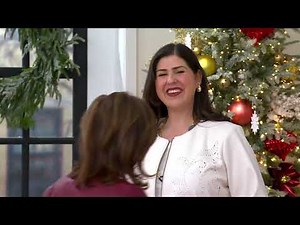 Susan Graver Faux Leather Jacket with Laser Cut Detail on QVC