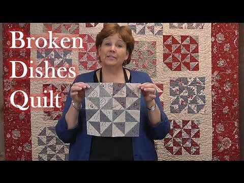 Broken Dishes Quilt Using Precut Fabrics