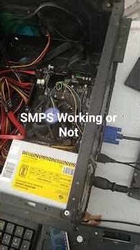 Computer SMPS Check Kaise Kare | Green Black Wire Short Trick | SMPS Working or Not #Computer