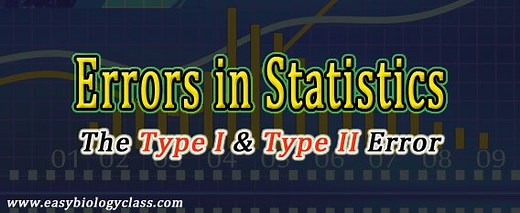 Type 1 and Type 2 Errors xamples | EasyBiologyClass