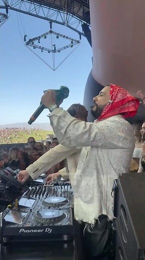 French Montana x Hugel @ Coachella Sahara Tent 2026 🔥 Collab