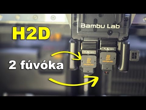 Bambu Lab H2D teszt – Ipari szint az asztalon?