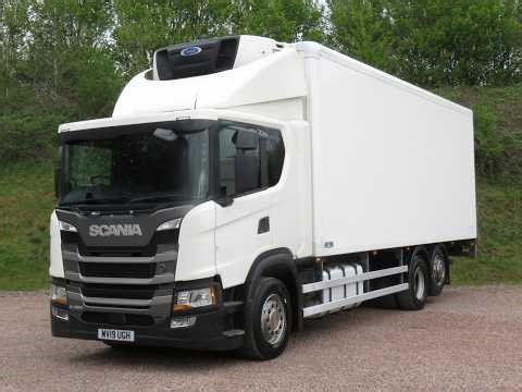 2019 19 Scania G 450 Euro 6 - 6x2 Rear Lift Drawbar Single Evap Fridge Box Column Tail Lift MV19UGH