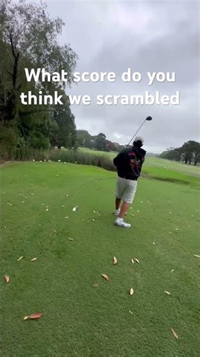 What score did we shoot #golf #shorts #fyp #viral