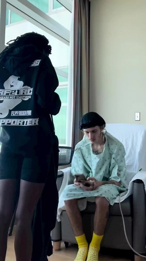 RAW UPDATE !🥺❤️‍🩹 Dylan’s parents have set him up a #gofundme #linkinbio to help him with his medical and person needs while he recovers from an unexpected medical procedure! Please keep him in your thoughts and prayers as he continues to recover! #fyp #gofundme #viral #couplestiktok #interracialcouple #onelove #fypシ #viral