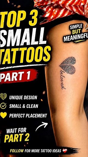 Top 3 Small Tattoos — Part 1 | Fingerprint Heart Tattoo