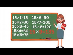Table of 15 | Learn Multiplication 15 x 1 = 15 | Tables Practice | Prod by Jutt Brother's - official