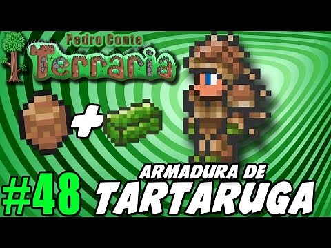 Terraria 48 - PC - ARMADURA DE TARTARUGA! - Episódio longo!