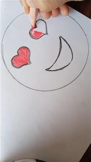 Let's drew a smiley face!! 😍😍😍