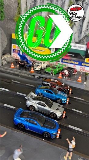 Mustang Dark Horse vs GTD vs GT350R vs GT500 | Hot Wheels Race
