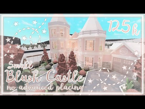 Bloxburg Build || Small Blush Castle [no advanced placing] 125k