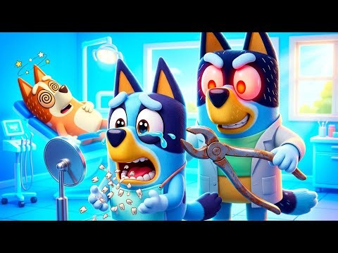 Bluey's Teeth Shatter at the Scary Dentist Clinic! 🦷 | Bluey Full Episode