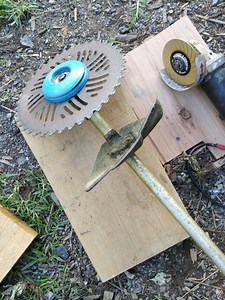 初体験！草刈機の刃を研いでみました！研ぎ方の紹介 - 田舎暮らし・自給自足マニュアル