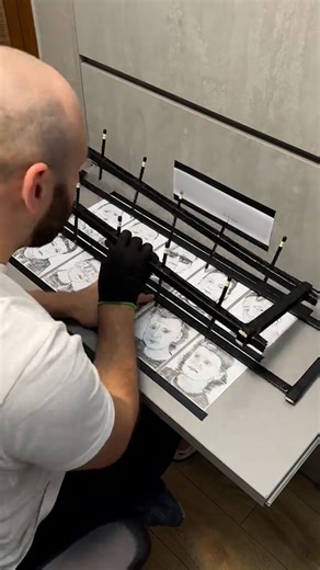 1.1M views · 5.8K reactions | He can draw 10 pictures at once with this tool ✍️勞 #drawing #gadgets #tools #artist | UNILAD Tech | Facebook