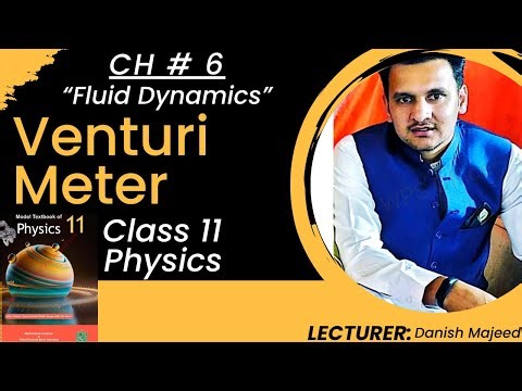 Venturi Meter Class 11 Physics||Applications Of Bernoulli's Equation||By Danish Majeed