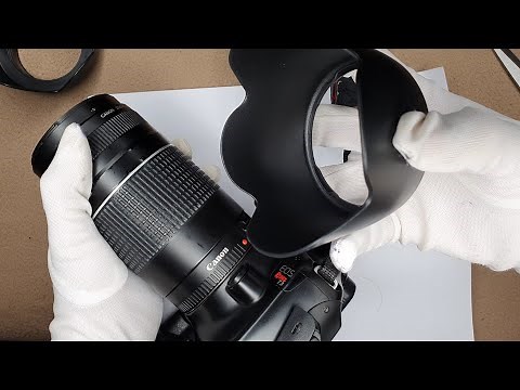 ET-60II Lens Hood For Canon EF 75-300mm F/4-5.6 III EF-S 55-250mm F/4-5.6 Unboxing & Review