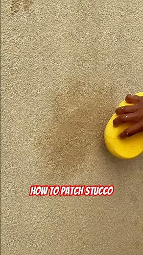 How to patch stucco (Rapidset Stucco Patch)