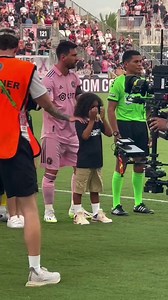 Leo Messi consoling DJ Khaled's son who was crying 🥺❤️ | ESPN FC
