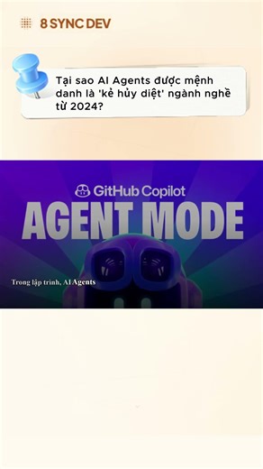 Tại sao AI Agents được mệnh danh là 'kẻ hủy diệt' ngành nghề từ 2024? #8syncdev #8sync #aiagents