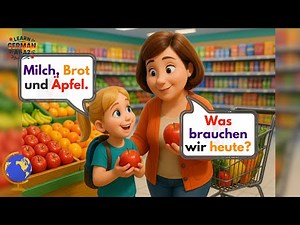 Learn German with Fun for Beginners: 25 Natural Dialogues for Levels A1-A2 | Everyday Family Life...