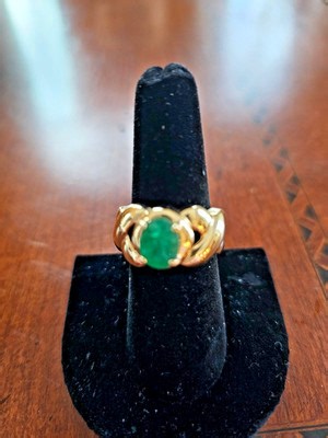 2.5  carat Natural Emerald 10k gold ring size 7.5 | eBay