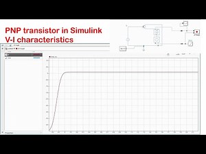 pnp transistor v i characteristics curve in simulink