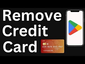 How to Remove Credit Card from Google Play